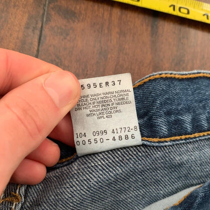 Levis 550 Vintage 90s Relaxed Fit Blue Denim Jeans Size 36X34 Act 33x32