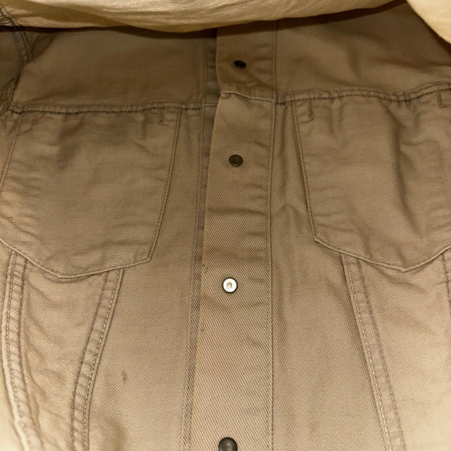 Levis VTG Trucker Jacket 557 Big E Type 3 1960s 60s 70518 1022 White Denim 2