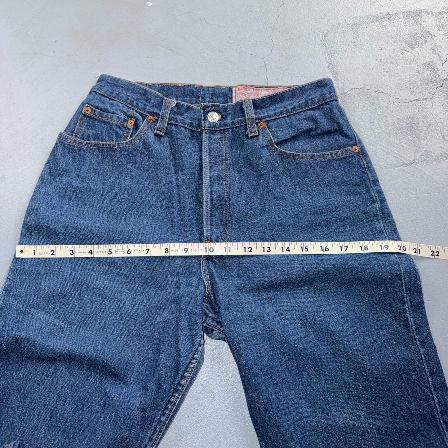 Levis 501 Vintage 80s USA XX Straight Leg Jeans High Rise Sz 13 Womens Act 27x31