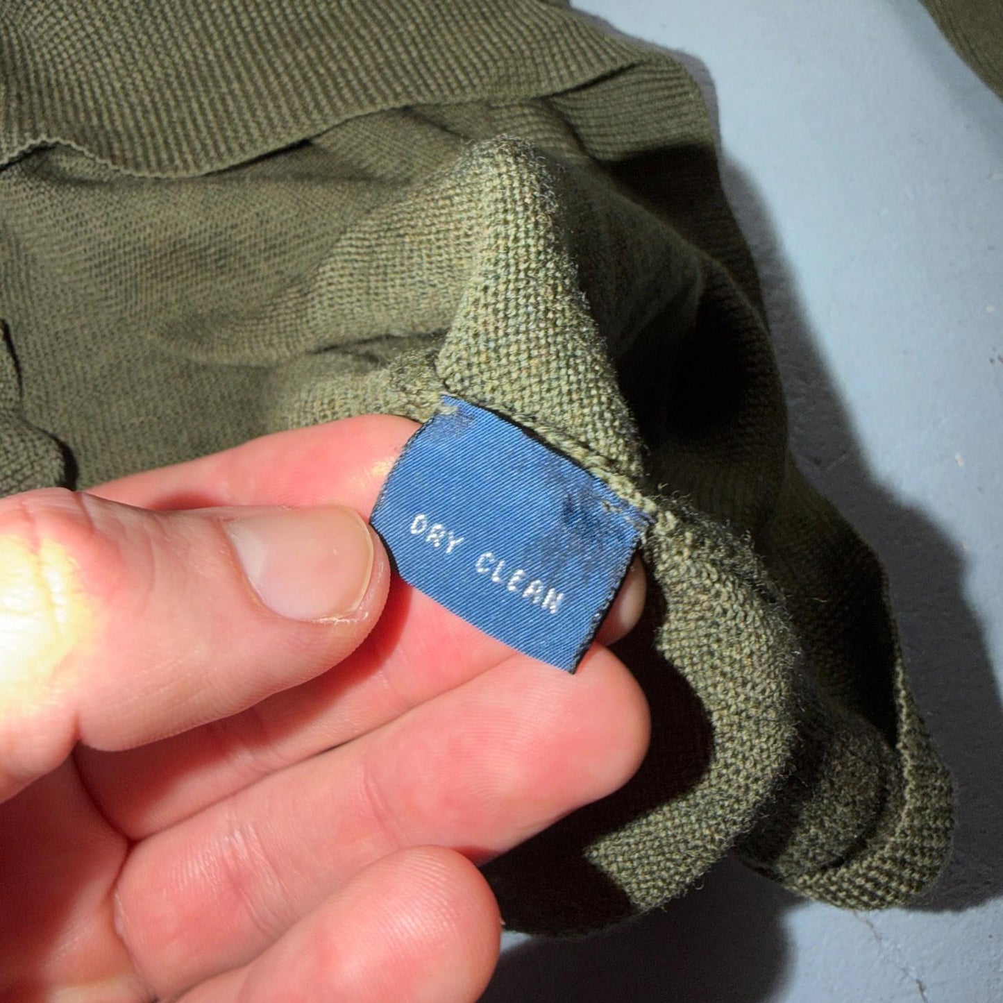 Polo Ralph Lauren Wool Sweater V-Neck Mens Size XL Green VTG Pullover