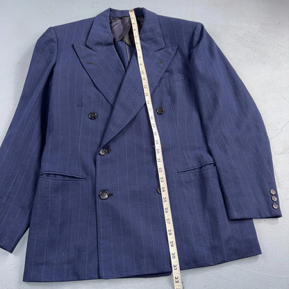 1940s 1950s VTG Mens Double Breast Suit 40 Jacket Coat Pants Union Rockabilly