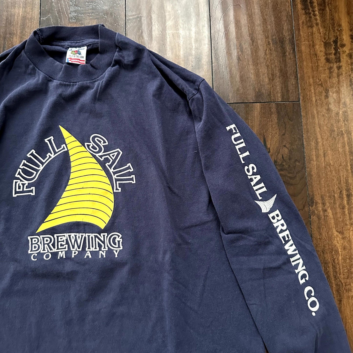 Full Sail Brewing Company Vintage T Shirt 90s Long Sleeve Funny Beer Drinking