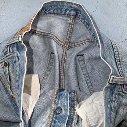 Levis 501 Vintage 80s Redline Selvedge USA XX Jeans Light Wash 36x36 Act 34x29