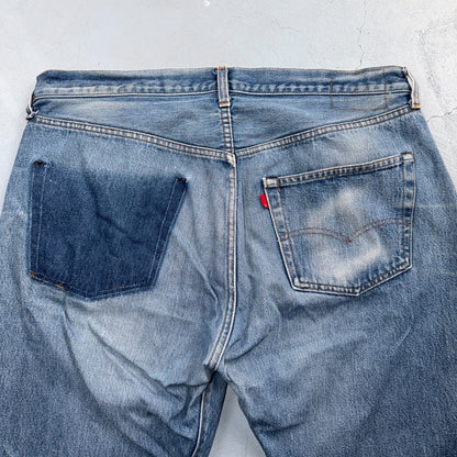 Levis 501 Vintage 80s Redline Selvedge USA XX Jeans Light Wash 40x34 Act 38x30