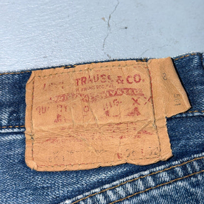 Levis 501 Big E Vintage 60s Redline Selvedge USA XX 1960s Jeans 36x32 Act 34x28