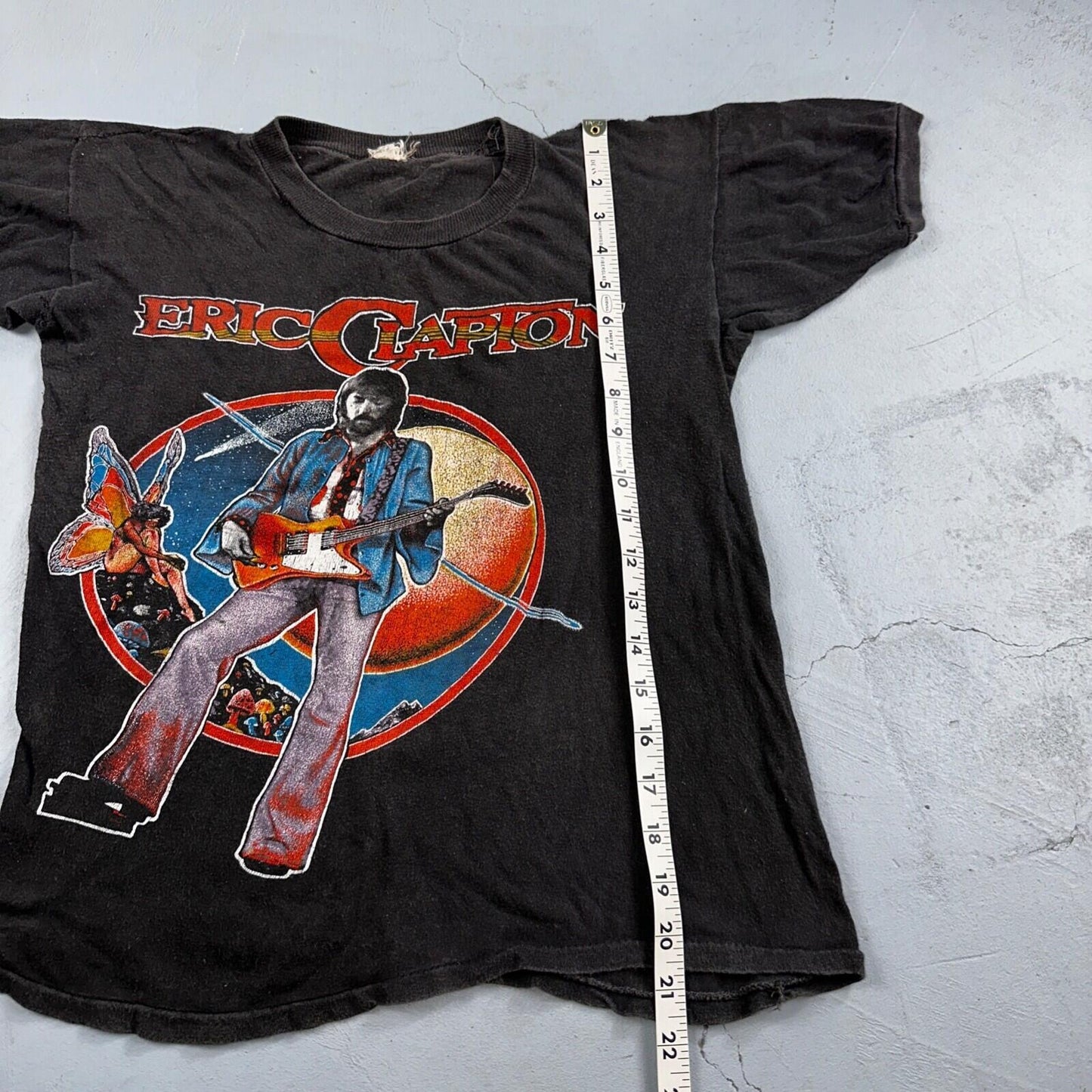 Eric Clapton Rock Concert 1979 Tour VTG T Shirt Band Music Classic Guitar 70s