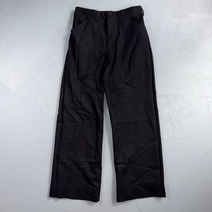 VTG 40s WWII US Naval Clothing Factory Wool Sailor Pants Navy 30L Bell Bottoms