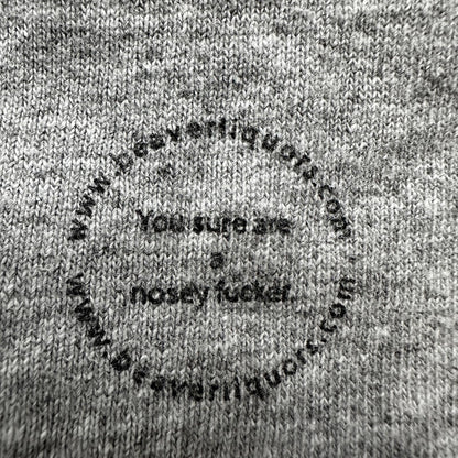 Vintage Nosey F*cker Funny Humor Adult Skateboard Y2K Rap Tee Small T Shirt Text