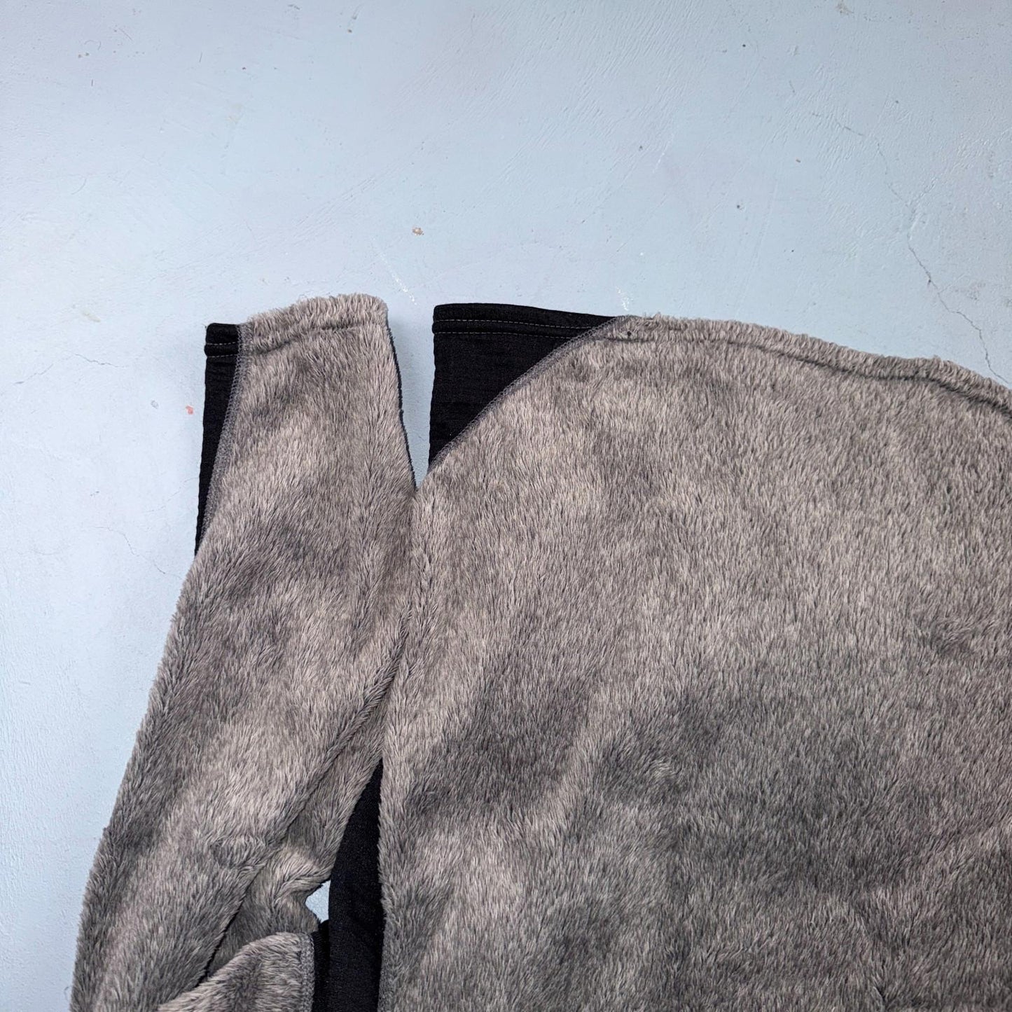 VTG Patagonia R1/R2 Regulator Polartek Deep Pile Fleece Grey Black Jacket USA S