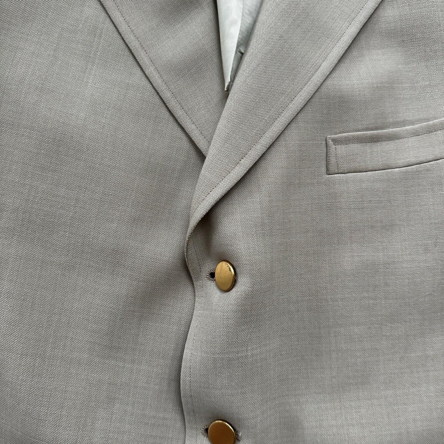 VTG Union Sport Coat Mens 42 Johnson Blazer Button Cricketer 70s 1970s Tan