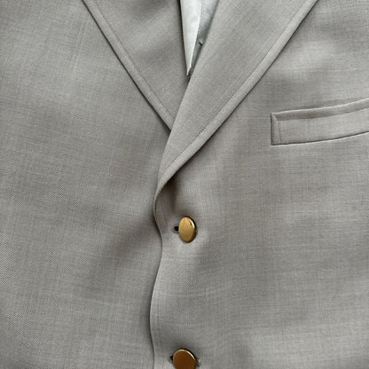 VTG Union Sport Coat Mens 42 Johnson Blazer Button Cricketer 70s 1970s Tan