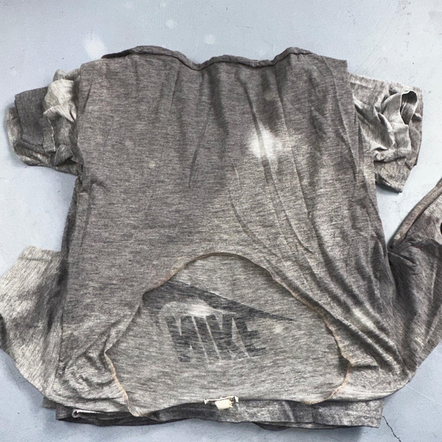 Nike 70s Lot of 8 VTG T Shirt Orange Tag Gray Swoosh Soft Chopped Front Team