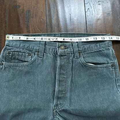 VTG 90s Levis 501 Button Fly 29x32 USA Tag Jeans Straight Wash Blue XX Act 28x30