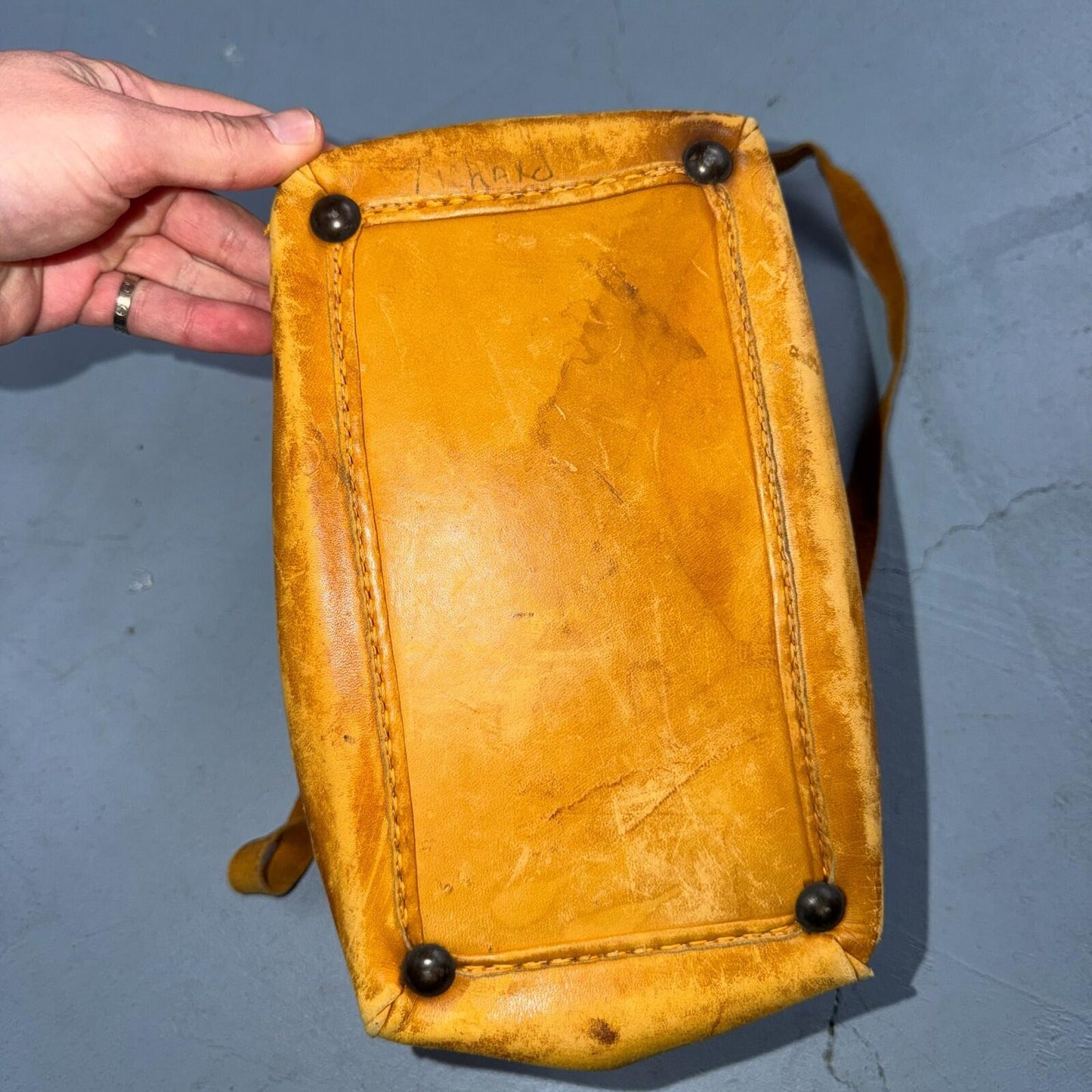 VTG 1940s Vogue California Suede Bag Purse Leather Rockabilly 40s 50s Western