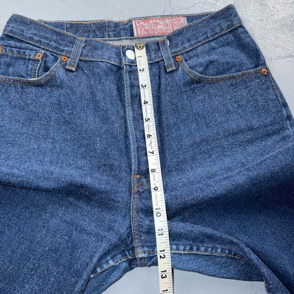 Levis 501 Vintage 80s USA XX Straight Leg Jeans High Rise Sz 13 Womens Act 28x32