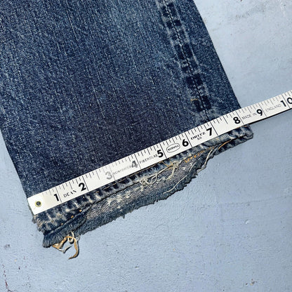 Levis 501 XX Big E Vintage 40s Redline Selvedge USA XX 1940s 50s Jeans 29x28