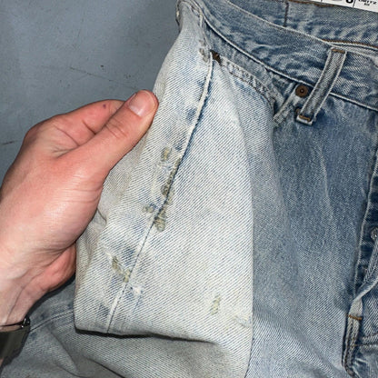 Levis 501 Vintage 80s Redline Selvedge USA XX Jeans Light Wash 1980s Act 30x26