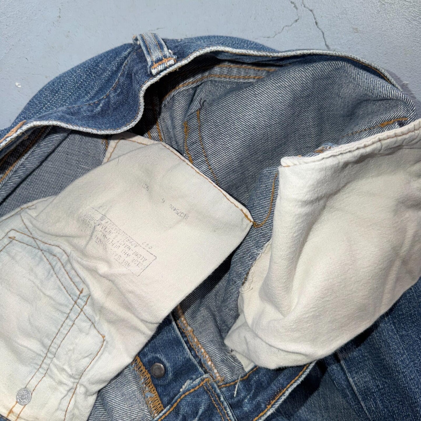 Levis 501 Big E Vintage 60s Redline Selvedge USA XX 1960s Jeans 36x32 Act 34x28