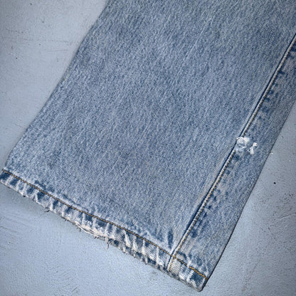 Levis 501 Vintage Y2K 90s XX Straight Leg Jeans Blue Light Wash 38x34 Act 36x34