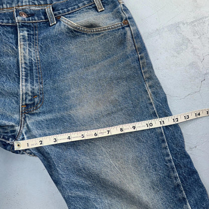 Levis 505 Vintage 80s USA Orange Tab Straight Blue Jeans Med Was 36x30 Act 34x29