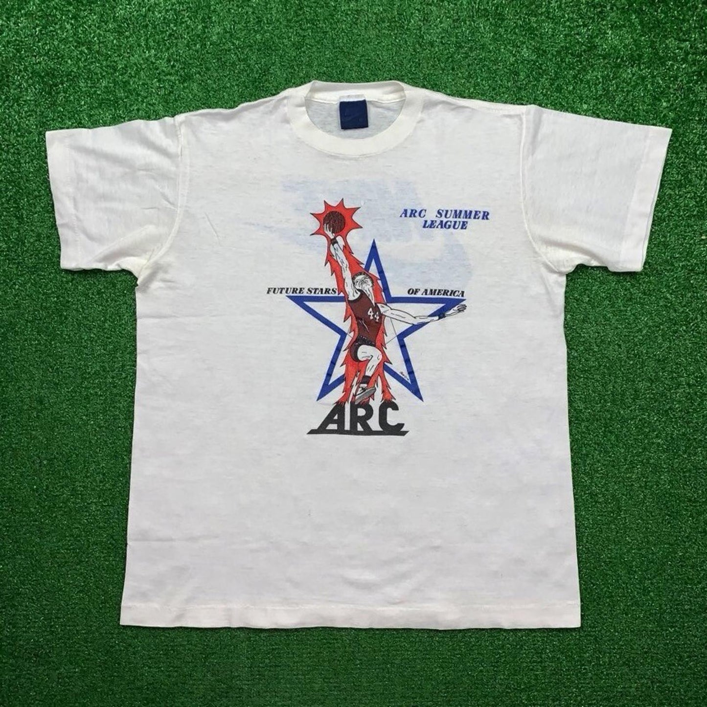 Nike Vintage T Shirt USA Rare Rap Jordan Future Stars ARC Summer Basketball