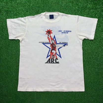 Nike Vintage T Shirt USA Rare Rap Jordan Future Stars ARC Summer Basketball