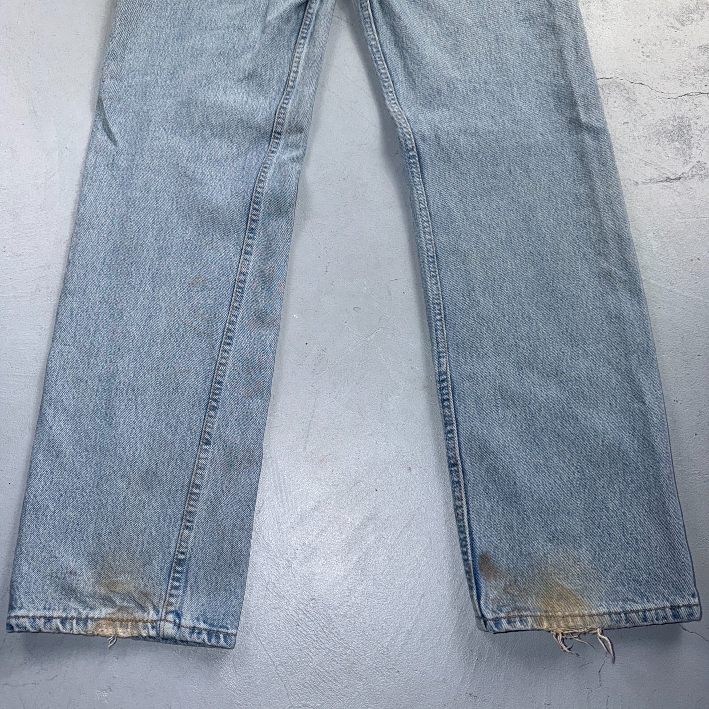 Levis 501 Vintage 90s USA XX Straight Leg Jeans Blue Light Wash 34x34 Act 33x33