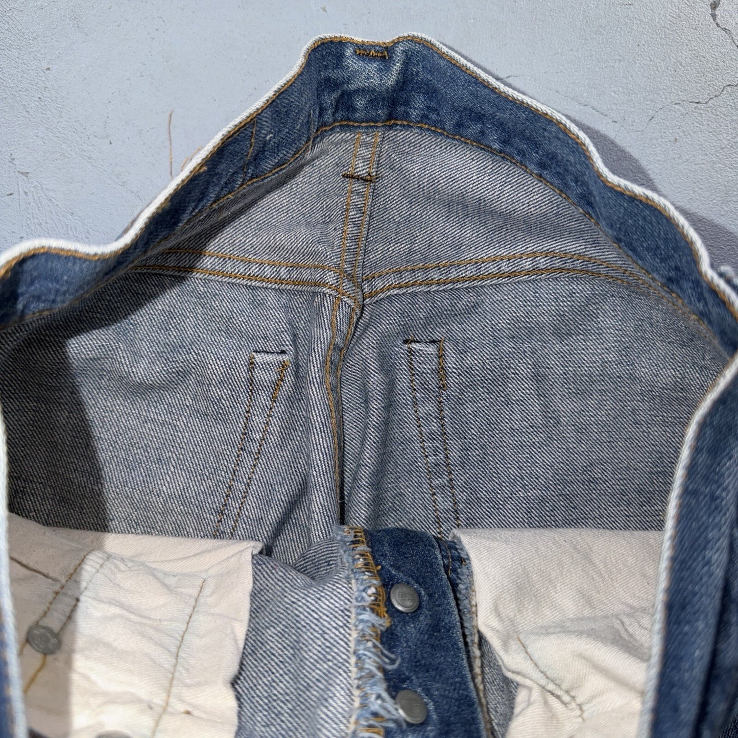 Levis 501 Vintage 70s SS Redline Selvedge USA Jeans Med Wash 30x34 Act 28x30
