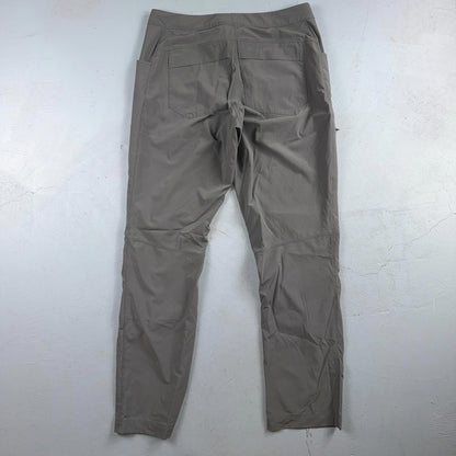 Arcteryx Performance Lefroy Pants 36 Pockets Lightweight Nylon Hiking Gamma Grey