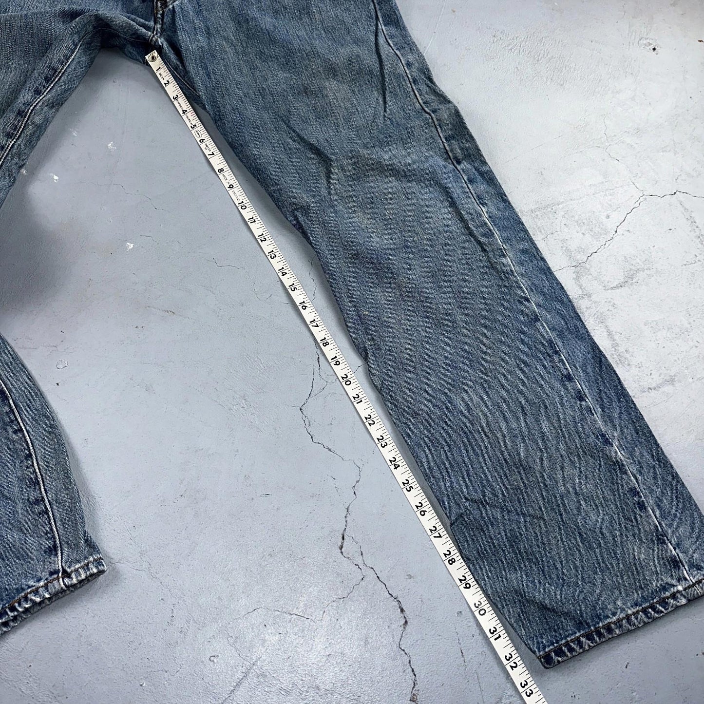 Levis 501 Vintage Y2K XX Straight Leg Jeans Blue Light Wash 40x34 Act 40x32