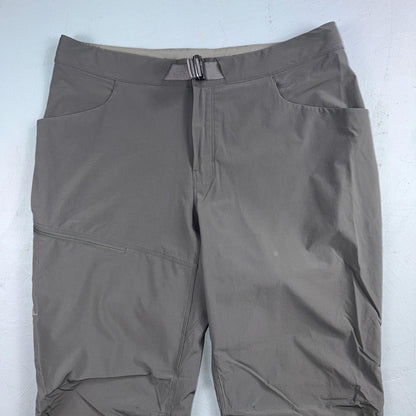 Arcteryx Performance Lefroy Pants 36 Pockets Lightweight Nylon Hiking Gamma Grey