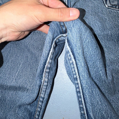 Levis 501 Vintage 80s USA XX Straight Leg Jeans Blue Light Wash 31x33 Act 28x29