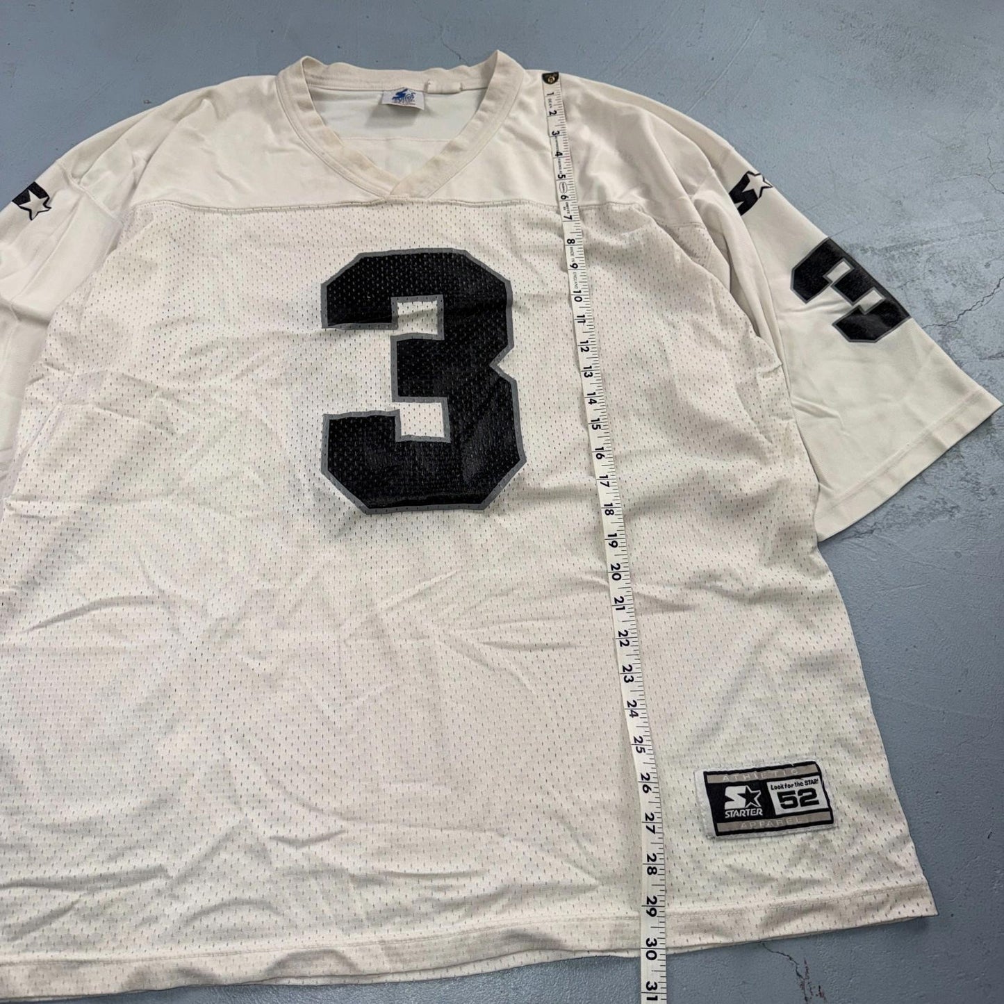 VTG Starter Oakland Athletics NFL Football Jersey 52 1995 90s George 3 XL