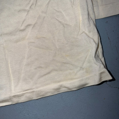 VTG Rawlings Football Jersey 26 White Blue USA Athletic T Shirt 1960s Rockabilly