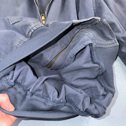Vintage Polo Ralph Lauren Harrington Jacket Size S Navy Blue Bomber 90s Faded