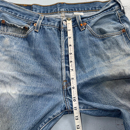 Levis 501 Vintage Y2K XX Straight Leg Jeans Blue Light Wash 35x34 Act 33x31