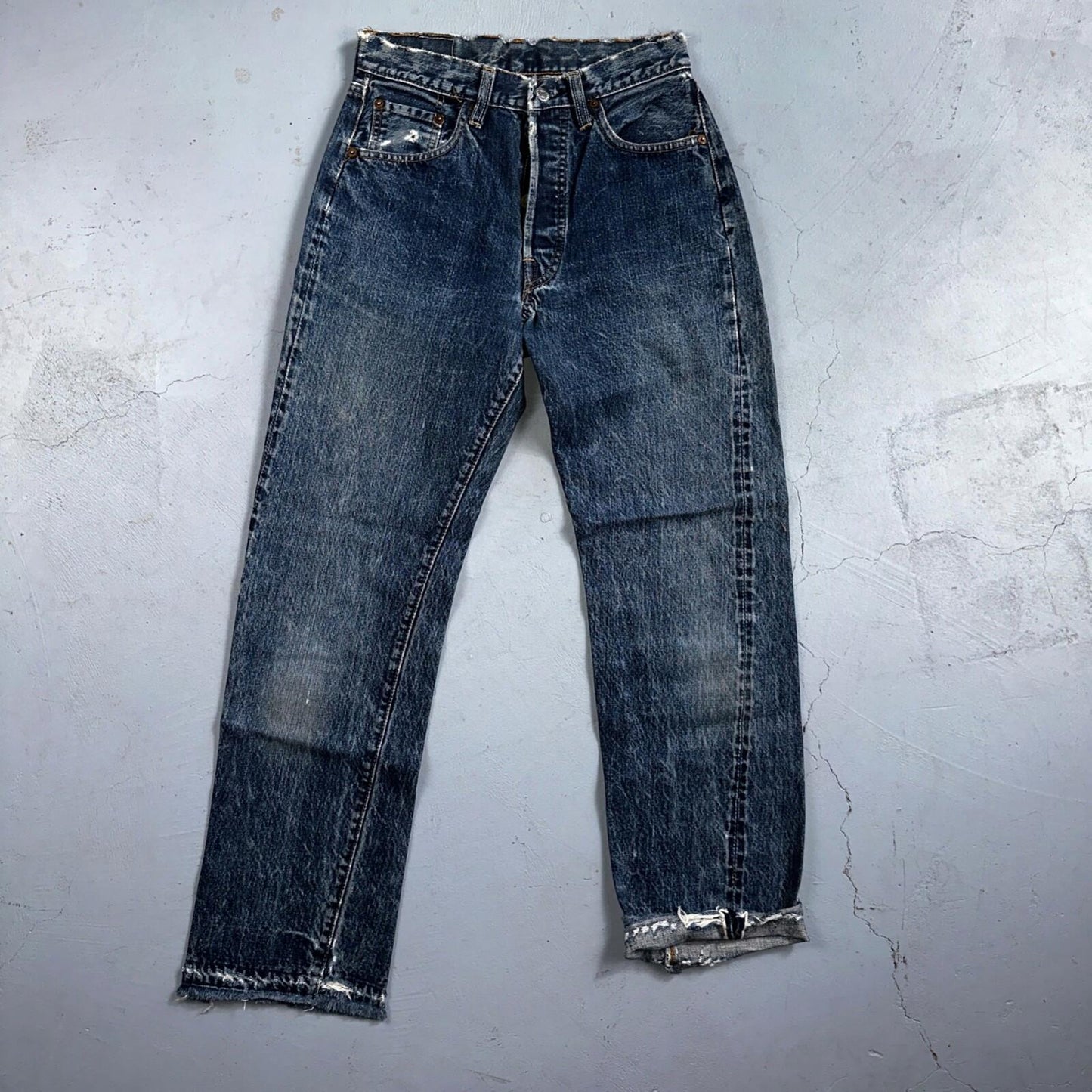 Levis 501 Big E Vintage 60s Redline Selvedge USA XX 1960s Jeans 28x32 Act 26x28
