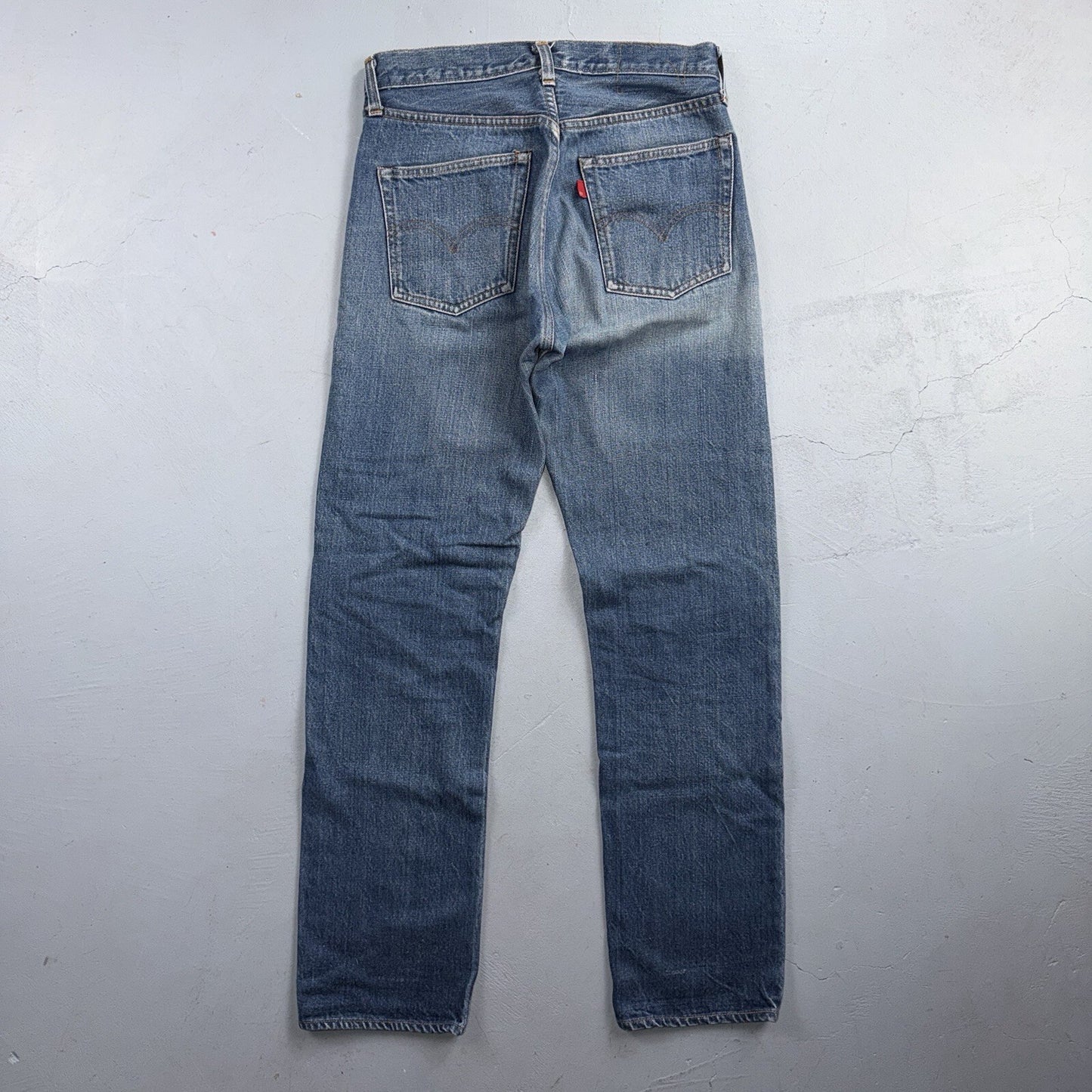 Levis 501 Vintage 70s SS Redline Selvedge USA Jeans Med Wash 30x34 Act 28x30