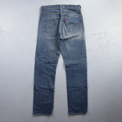 Levis 501 Vintage 70s SS Redline Selvedge USA Jeans Med Wash 30x34 Act 28x30