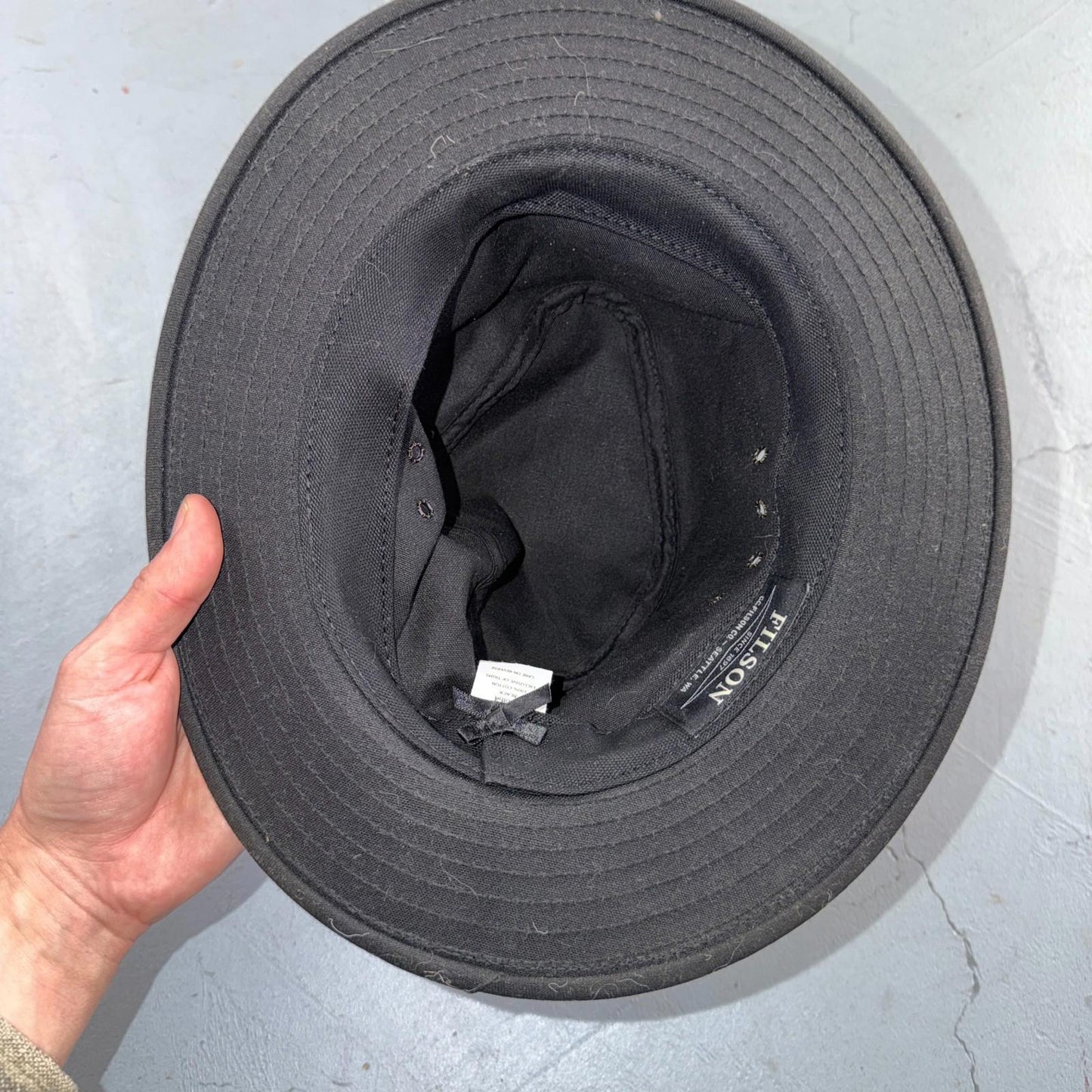 C.C. Filson Tin Cloth Packer Hat Men’s M Fishing Hunting Americana Classic Cap