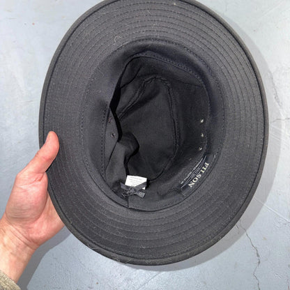 C.C. Filson Tin Cloth Packer Hat Men’s M Fishing Hunting Americana Classic Cap