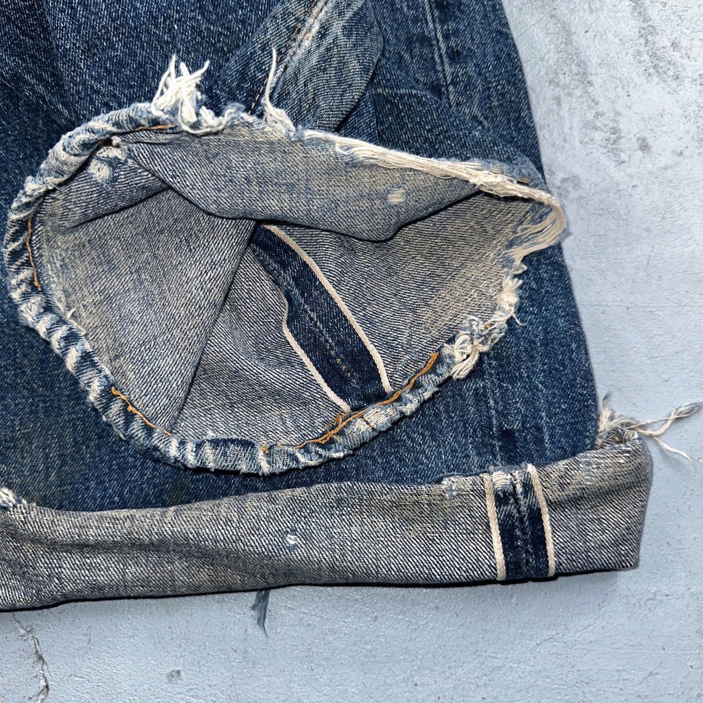Levis 501 Vintage 70s SS Redline Selvedge USA XX Jeans Med Wash 48x30 Act 44x26