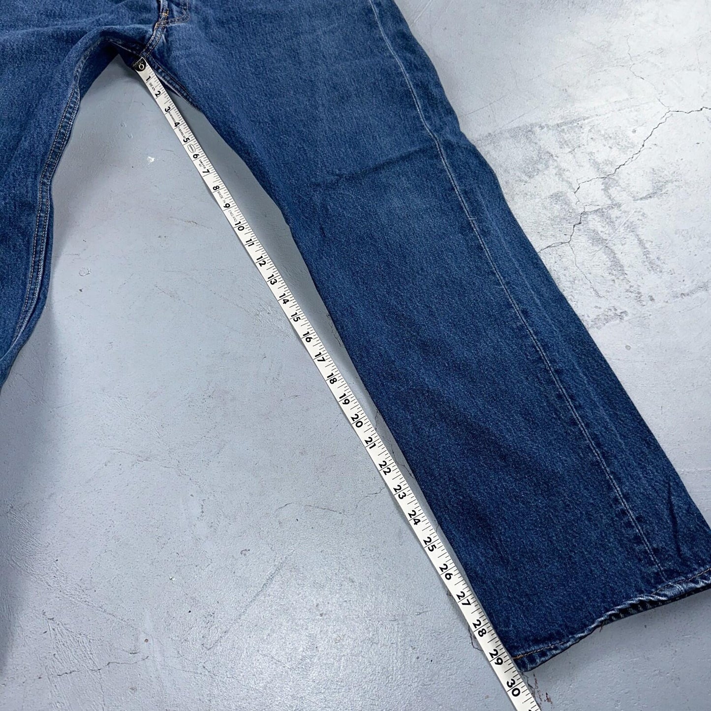Levis 501 Vintage Y2K 90s XX Straight Leg Jeans Blue Med Wash 38x33 Act 36x29