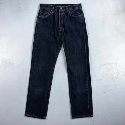Levis 501 Vintage 90s Mexico Straight Leg Jeans 30x32 Y2K Dark Wash Act 28x32