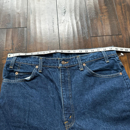 Levis 517 Vintage 90s USA Orange Tab Bootcut Flare Blue Jeans 38x30 35x29