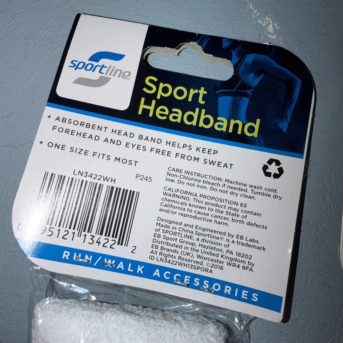 Wilson White Athletic Headband Sweatband Unisex Tennis Basketball Gym VTG Lot