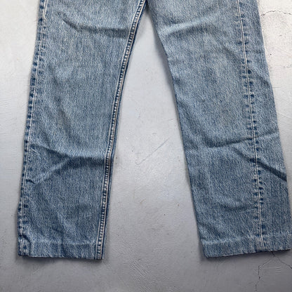 Levis 501 Vintage 90s USA XX Straight Leg Jeans Blue Light Wash 29x36 Act 27x28