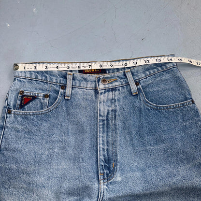 Vintage Y2K Faded Glory Jeans Womens 12 Light Blue Classic Fit USA 29x29 Skinny