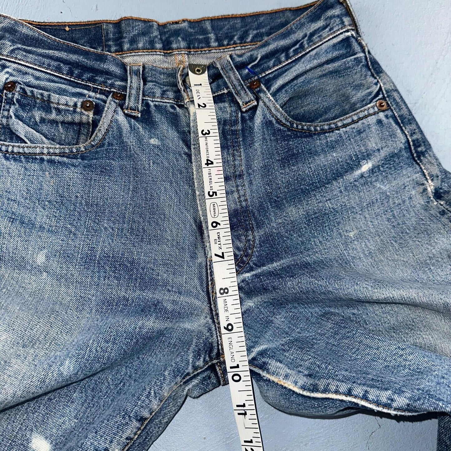 Levis 501 Big E Vintage 60s Redline Selvedge USA XX 1960s Jeans Act 24x27