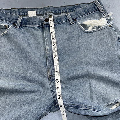 Carhartt B17 DST Relaxed Fit Denim Blue Jeans Mens 40x32 Workwear Denim